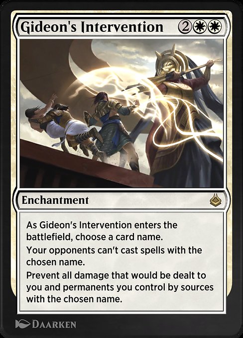 Gideon's Intervention [Amonkhet Remastered - 20]