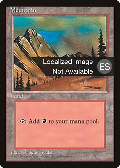 Mountain [Fourth Edition Foreign Black Border - 375]
