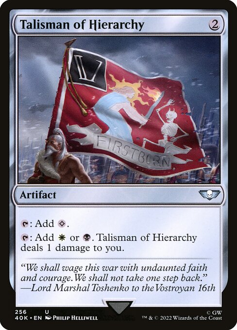 Talisman of Hierarchy [Warhammer 40,000 Commander - 256]