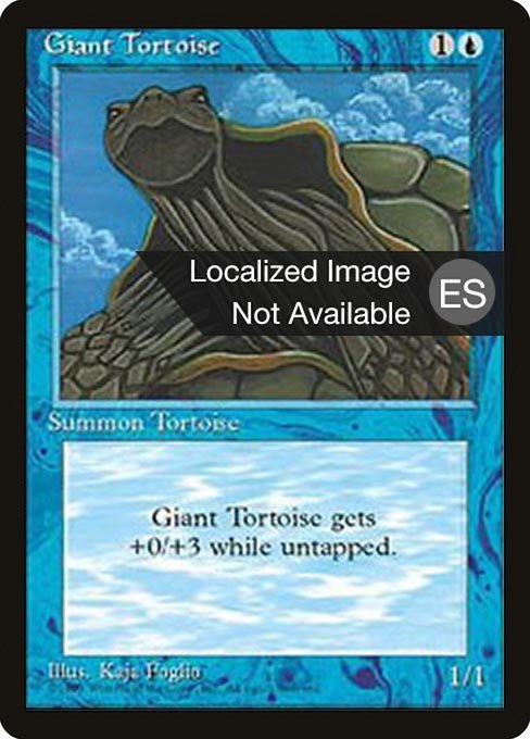 Giant Tortoise [Fourth Edition Foreign Black Border - 76]