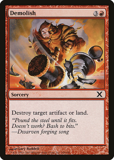Demolish [Tenth Edition - 196]