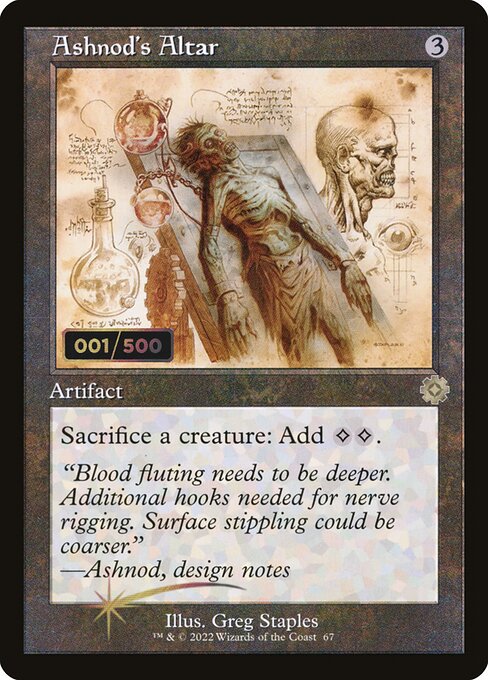 Ashnod's Altar [The Brothers' War Retro Artifacts - 67z]