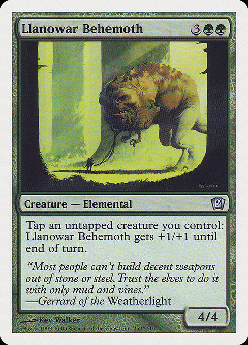 Llanowar Behemoth [Ninth Edition - 252]