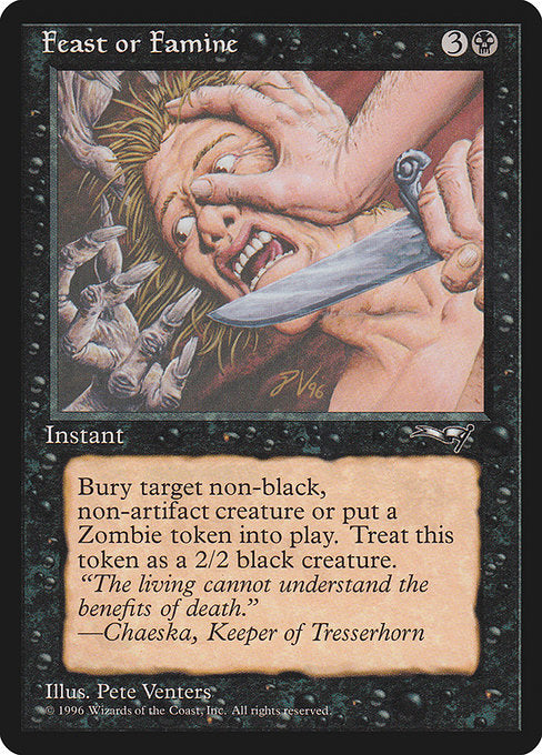 Feast or Famine [Alliances - 49b]