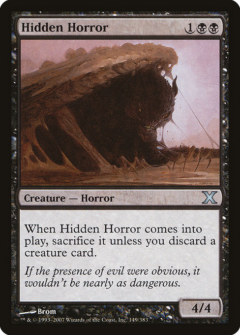 Hidden Horror [Tenth Edition - 149]