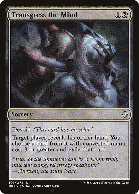 Transgress the Mind [Battle for Zendikar - 101]