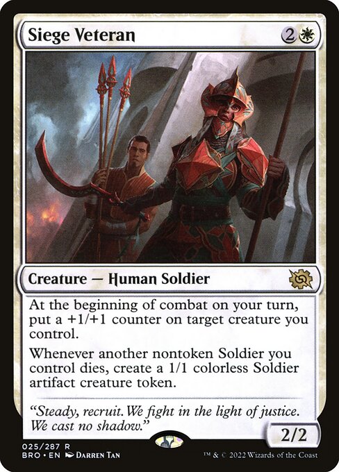 Siege Veteran [The Brothers' War - 25]