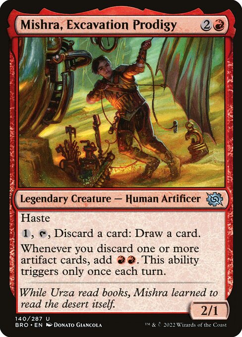 Mishra, Excavation Prodigy [The Brothers' War - 140]