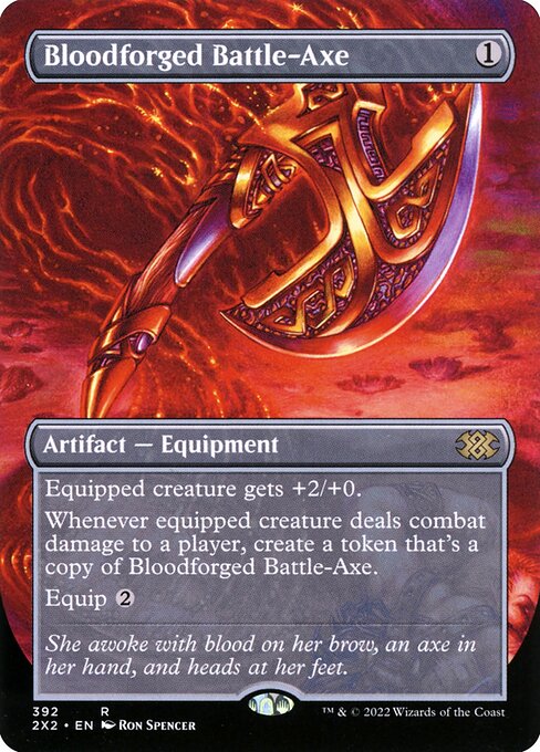 Bloodforged Battle-Axe [Double Masters 2022 - 392]