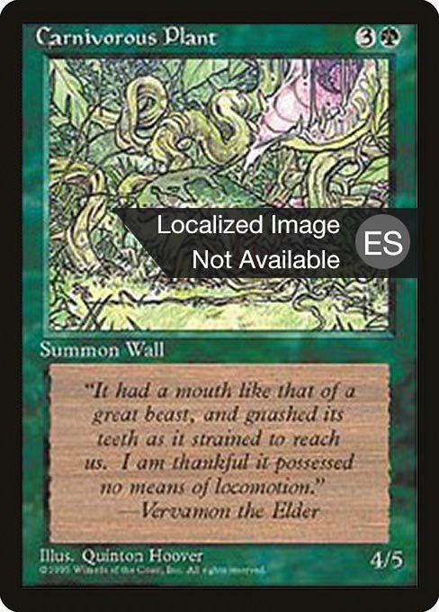 Carnivorous Plant [Fourth Edition Foreign Black Border - 235]