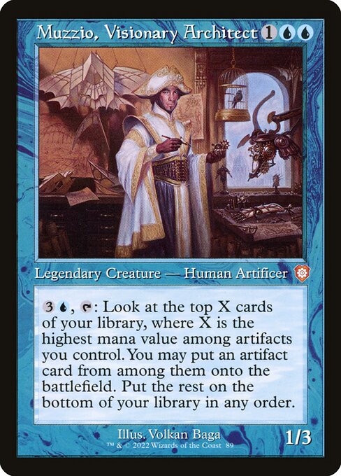 Muzzio, Visionary Architect [The Brothers' War Commander - 89]