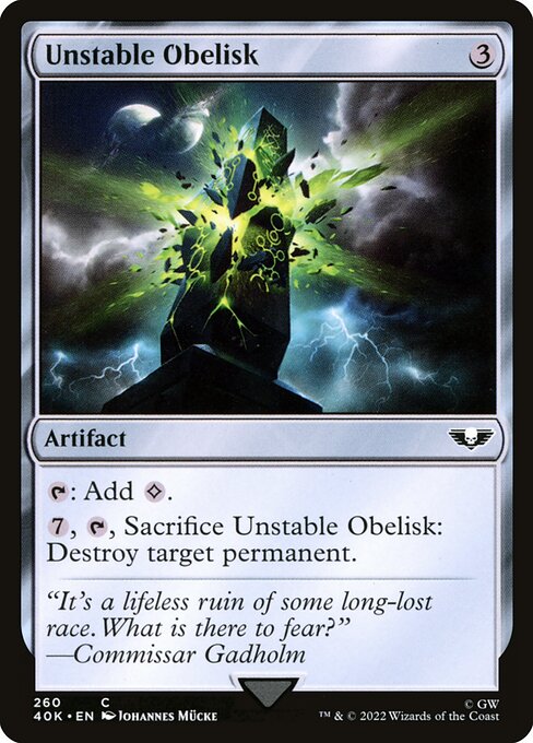 Unstable Obelisk [Warhammer 40,000 Commander - 260]