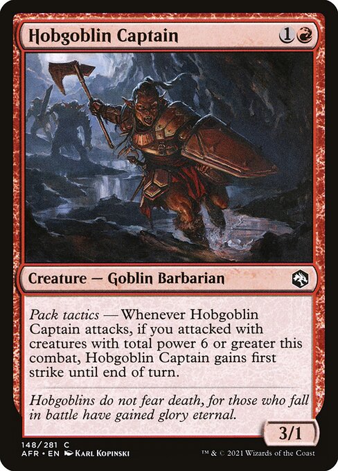 Hobgoblin Captain [Adventures in the Forgotten Realms - 148]