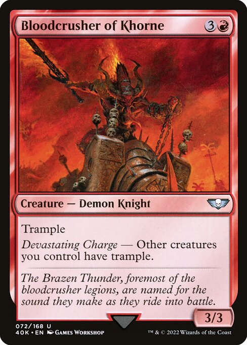 Bloodcrusher of Khorne [Warhammer 40,000 Commander - 72]