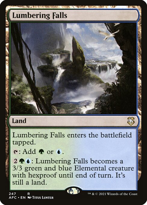 Lumbering Falls [Forgotten Realms Commander - 247]