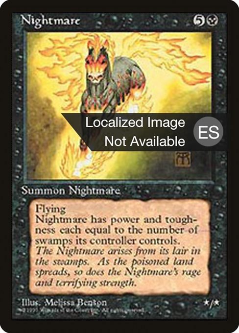Nightmare [Fourth Edition Foreign Black Border - 150]