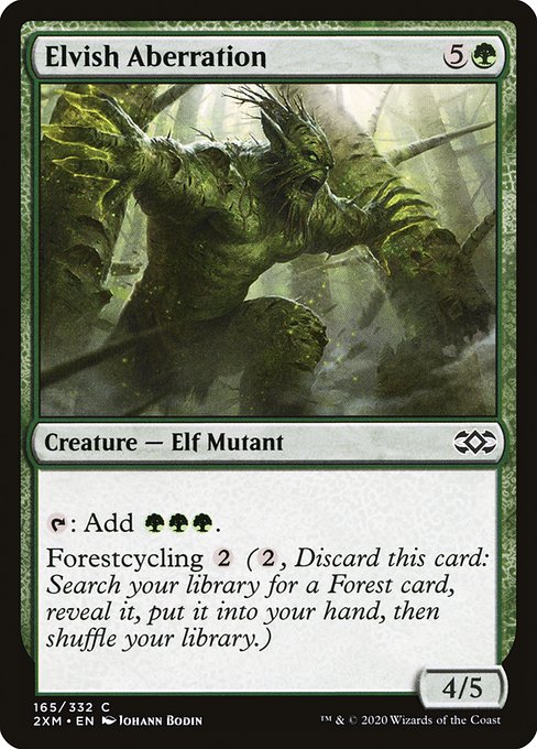 Elvish Aberration [Double Masters - 165]