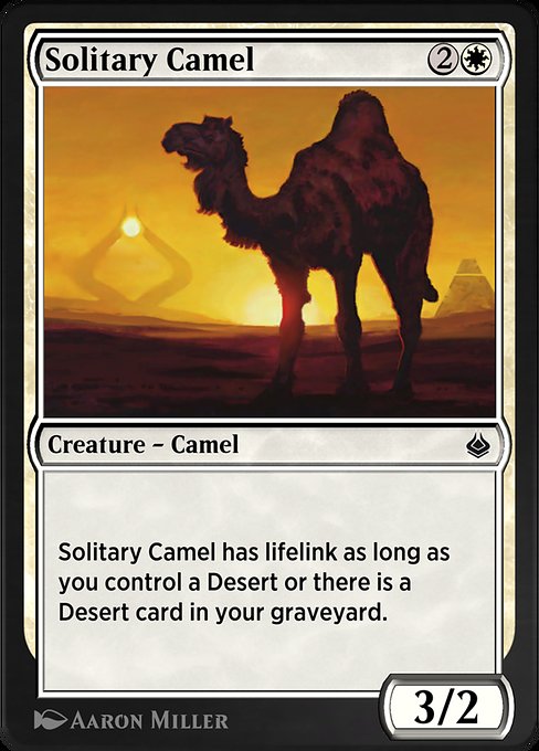 Solitary Camel [Amonkhet Remastered - 36]