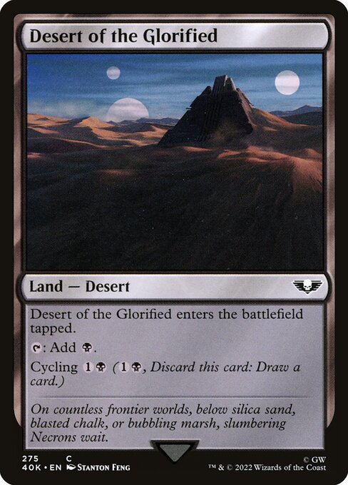 Desert of the Glorified [Warhammer 40,000 Commander - 275]