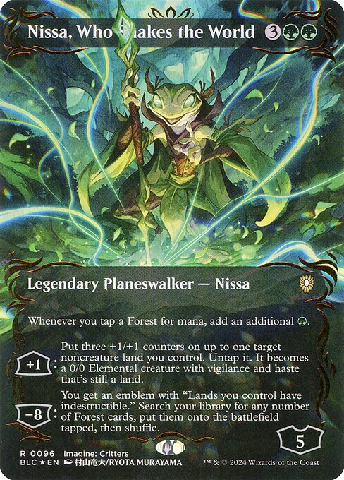 Nissa, Who Shakes the World [Bloomburrow Commander - 96]