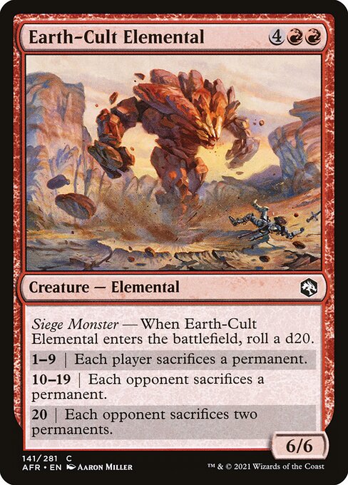 Earth-Cult Elemental [Adventures in the Forgotten Realms - 141]