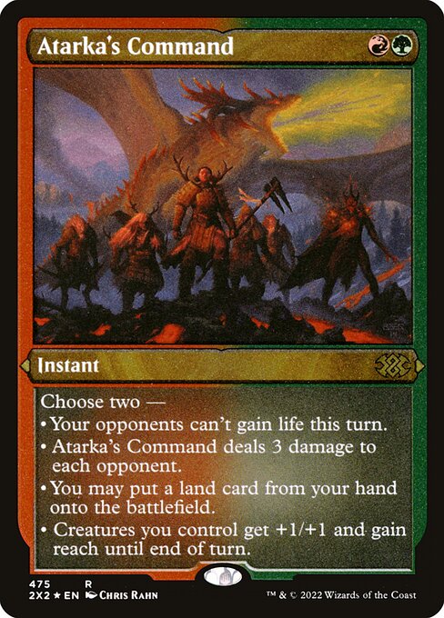 Atarka's Command [Double Masters 2022 - 475]