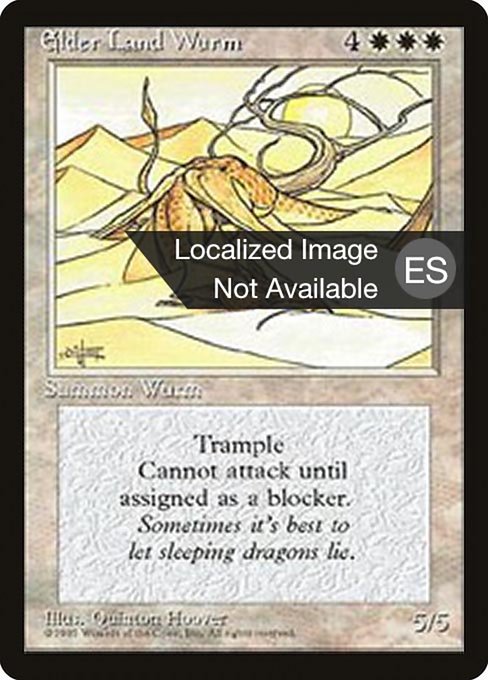 Elder Land Wurm [Fourth Edition Foreign Black Border - 24]