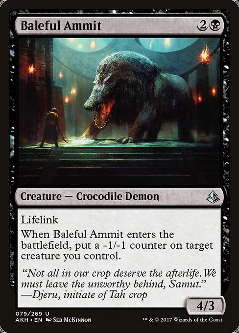 Baleful Ammit [Amonkhet - 79]