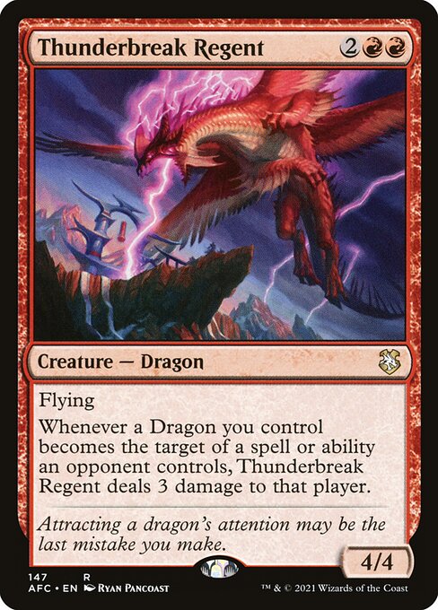 Thunderbreak Regent [Forgotten Realms Commander - 147]