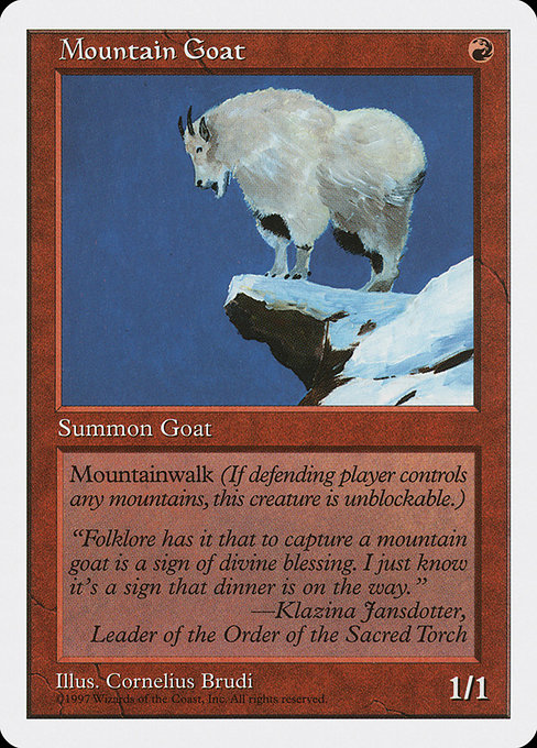 Mountain Goat [Fifth Edition - 252]