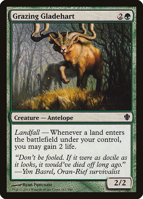 Grazing Gladehart [Commander 2013 - 147]