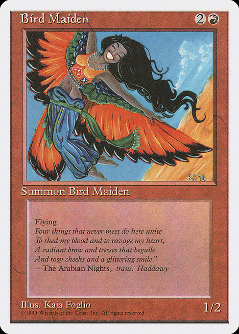 Bird Maiden [Fourth Edition - 177]