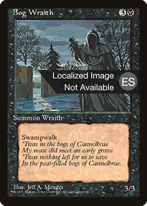 Bog Wraith [Fourth Edition Foreign Black Border - 124]