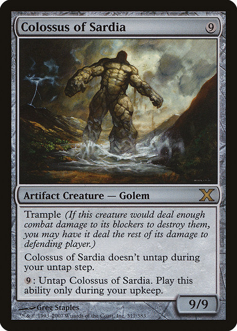 Colossus of Sardia [Tenth Edition - 317]