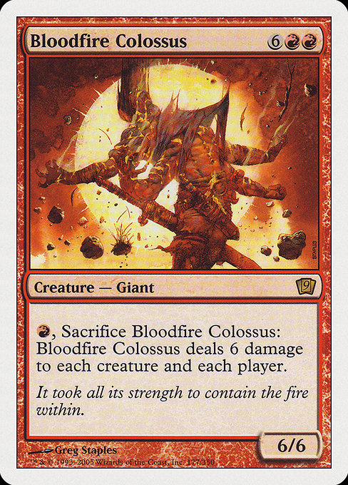 Bloodfire Colossus [Ninth Edition - 177]