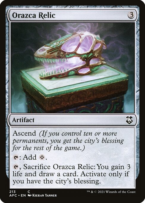 Orazca Relic [Forgotten Realms Commander - 213]