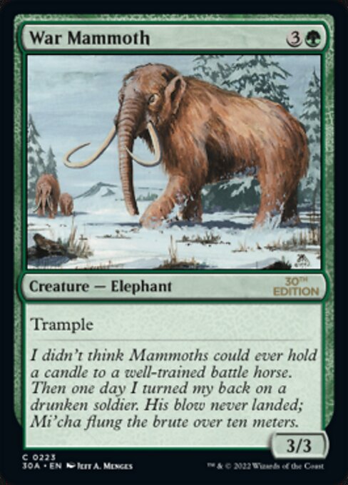 War Mammoth [30th Anniversary Edition - 223]