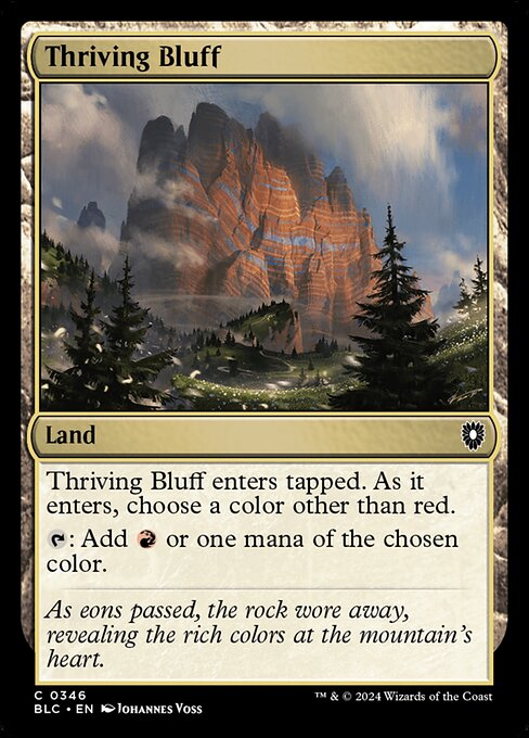 Thriving Bluff [Bloomburrow Commander - 346]