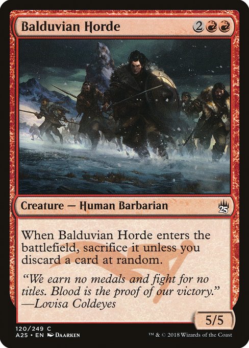 Balduvian Horde [Masters 25 - 120]