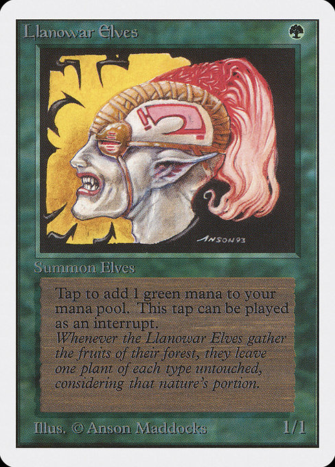 Llanowar Elves [Unlimited Edition - 211]