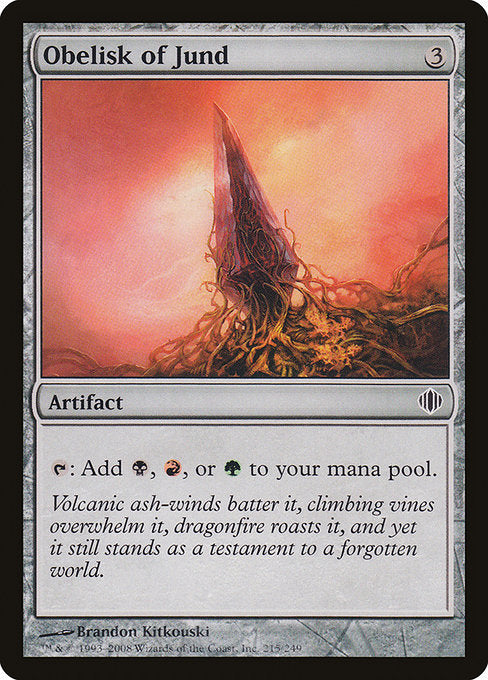 Obelisk of Jund [Shards of Alara - 215]